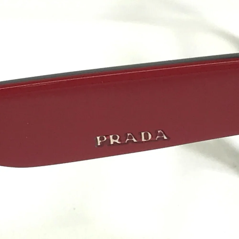 Prada Eyeglasses Frames VPR 16R-F 2AU-1O1 Black Burgundy Red Tortoise 53-16-140